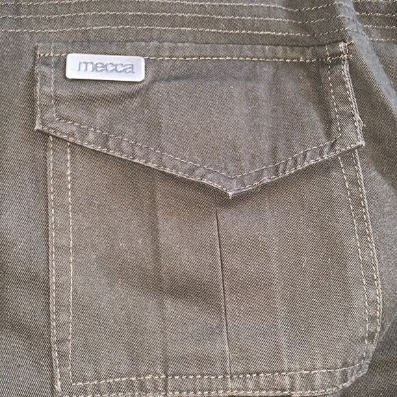 Mecca USA | Men’s Army Green Multi Pocket Patch Full Zip Utility Jacket XL - Picture 4 of 12